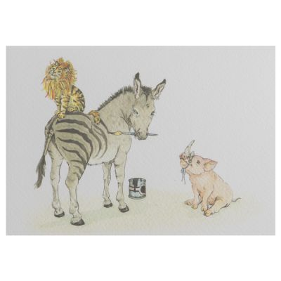 D19076 Dressing up greeting card