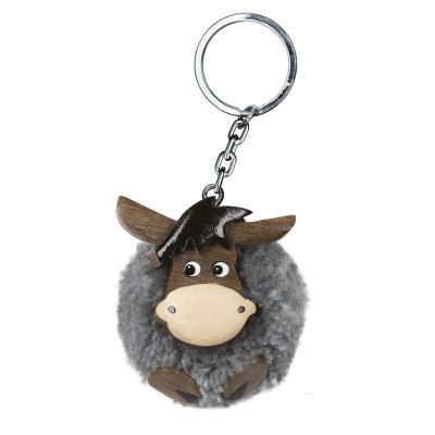 D19115 Pom pom doneky keyring