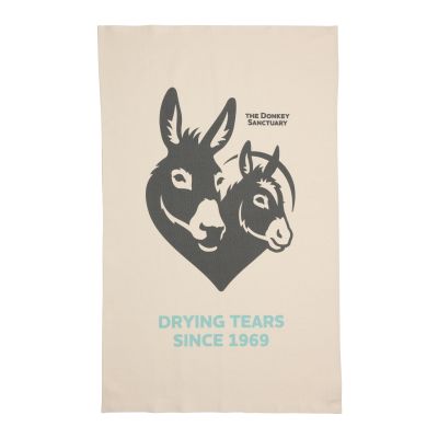 D21005 Donkey sanctuary tea towel