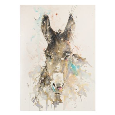 D21077 Cocoa the donkey greeting card