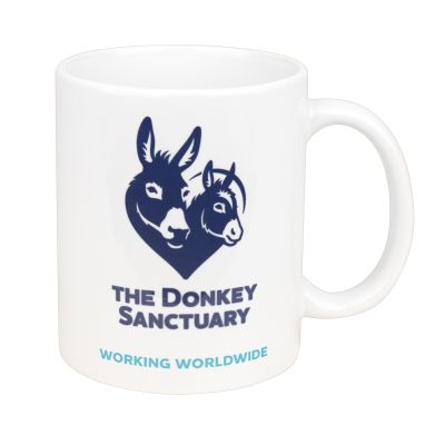 Donkey Sanctuary Souvenir Mug - Grey Logo