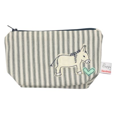 D22020 Poppy Treffry Small Makeup Bag in pin stripe