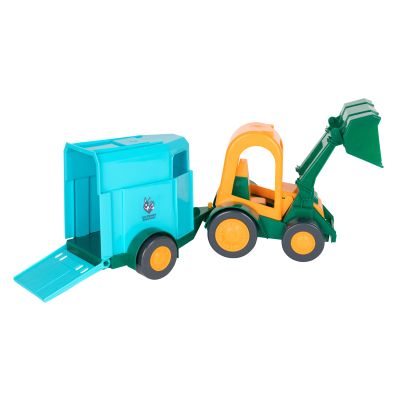 D22053 Bioplastic tractor and trailer toy