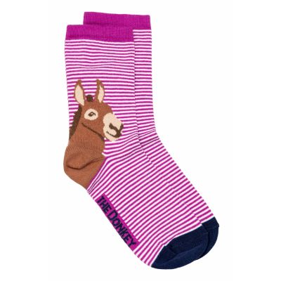 Donkey Heel Socks - Pink