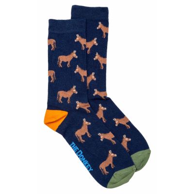 Brown Donkey Image Socks