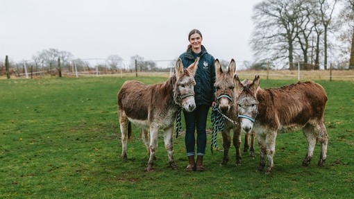 Isla (left) and Isabelle are now happy and thriving at their new Guardian home.