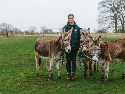 Isla (left) and Isabelle are now happy and thriving at their new Guardian home.