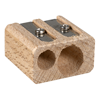 D23068 Duo wooden pencil sharpener