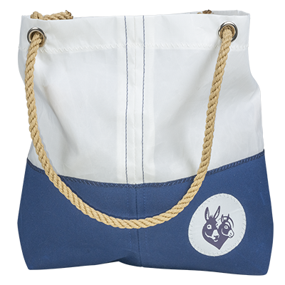 D24066 Sails and Canvas tote bag in navy