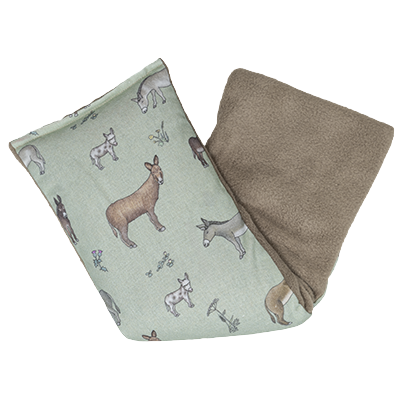 D24127 Donkey pattern microwavable wheat bag