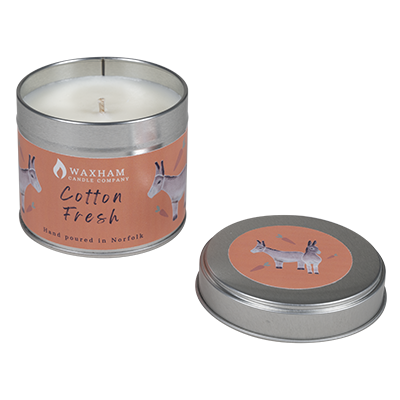Candle in a Tin - Cotton Fresh